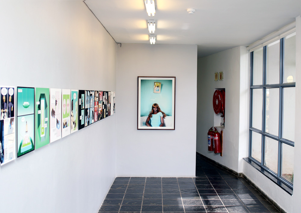 Exhibition view at Goethe-Institut